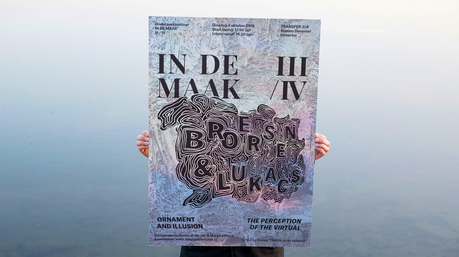 In de Maak, ArtEZ Education in Arts and Culture professorship, dana dijkgraaf, DDD, graphic design, poster, typography
