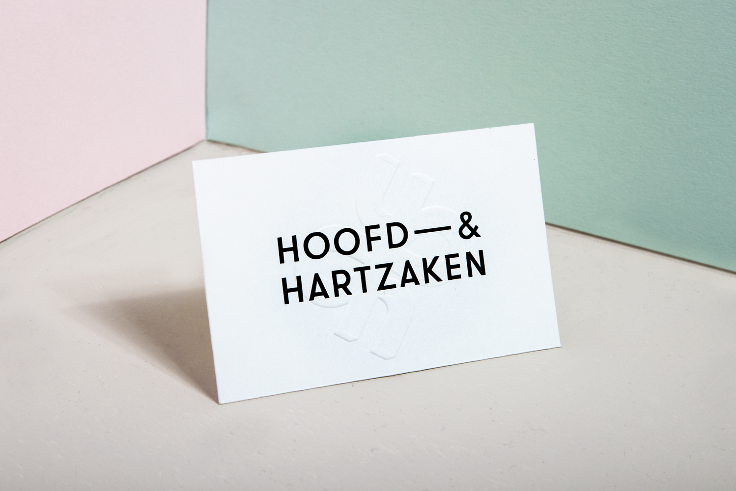 Hoofd Hartzaken huisstijl grafisch ontwerp graphic design identity logo