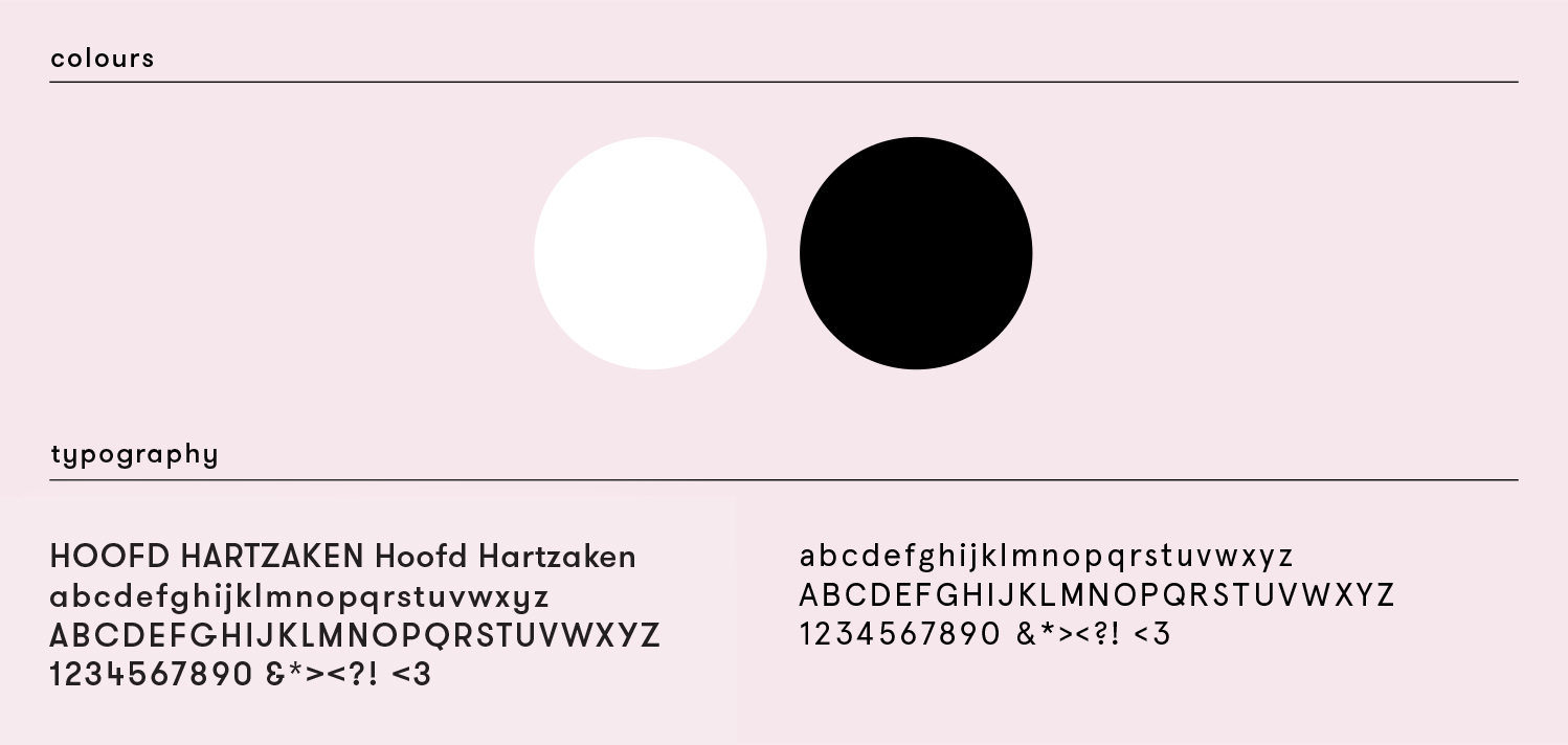 Hoofd Hartzaken huisstijl grafisch ontwerp graphic design identity logo